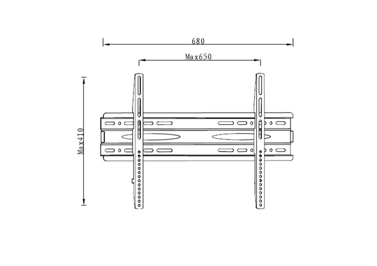 Ultra Slim Fixed TV Wall Mount