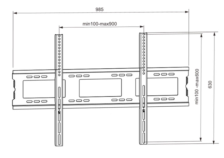 85 Inch TV Wall Unit