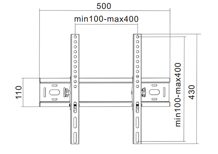 bulk 20 degree tilt tv wall