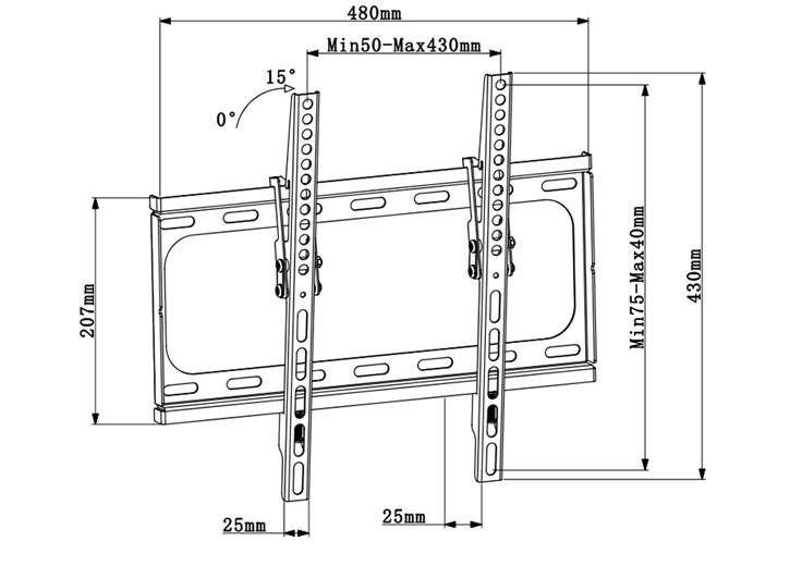 Tilt TV Wall Mount Instructions