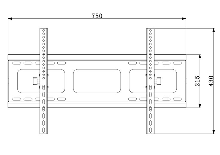 75 Inch TV Tilt Wall Mount