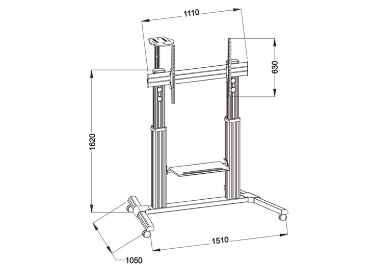 Portable TV Stand Outdoor