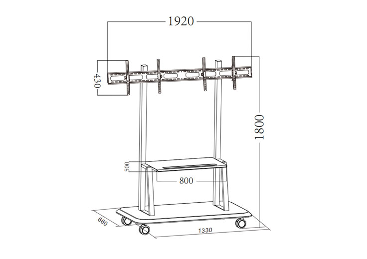 Heavy Duty TV Unit