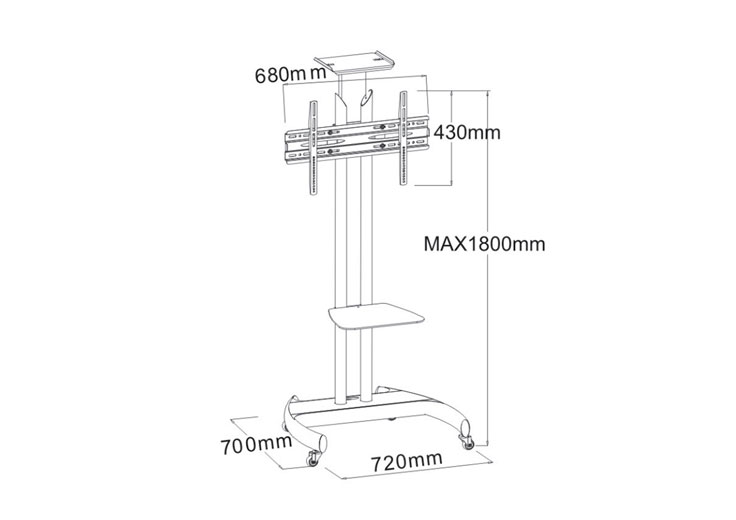 Movable TV Stand