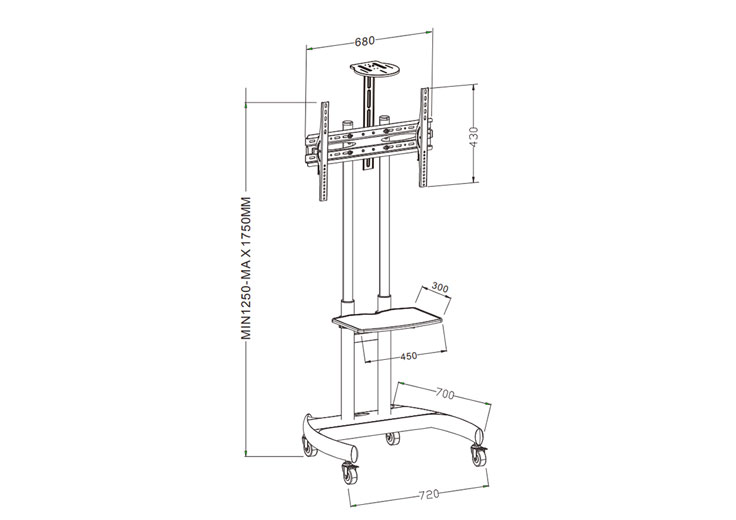 Portable Lcd TV Stand