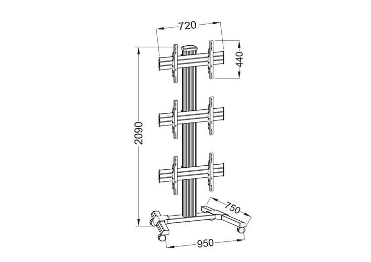 Wall Mounted Audio Video Shelf