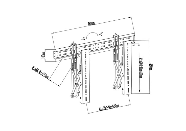 Pop out TV Bracket