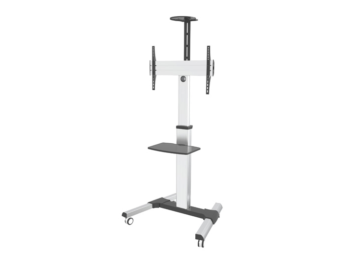 rotatable panel mobile tv stand